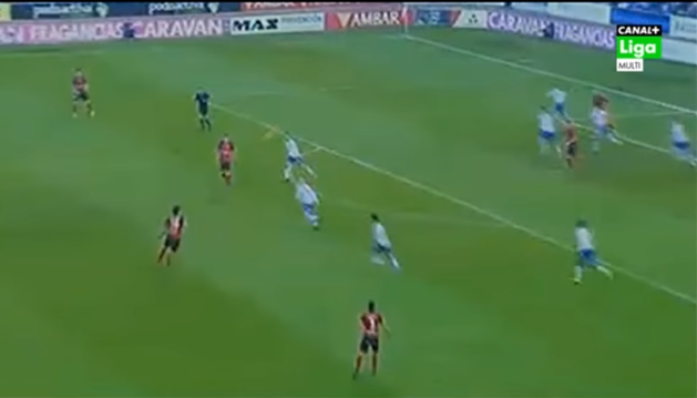 El golazo de Íñigo Eguaras contra el Zaragoza