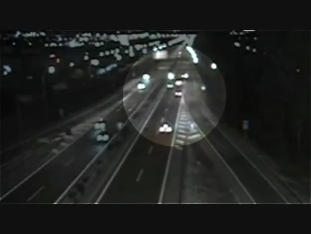 En dirección contraria en una autovía