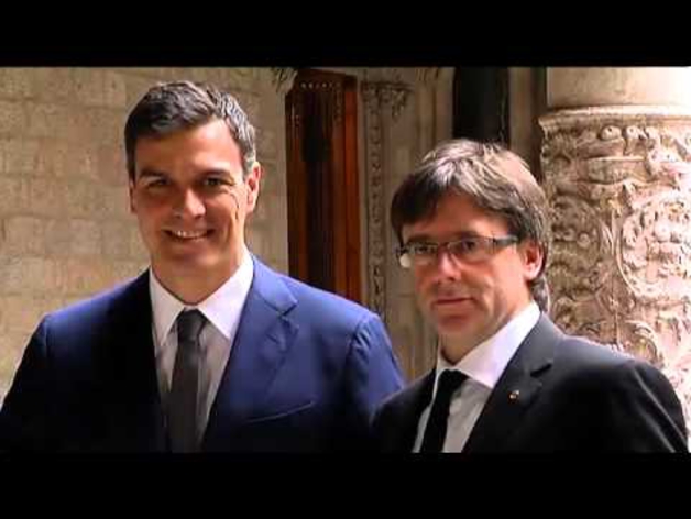 Sánchez se reúne con Puigdemont