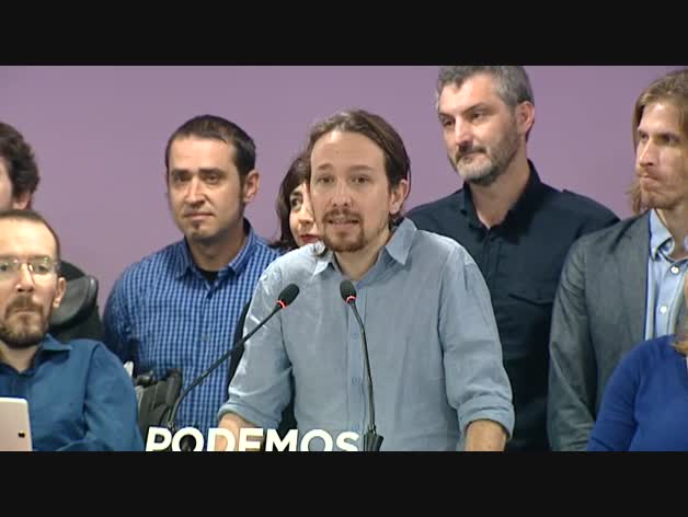 Rueda de prensa de Pablo Iglesias