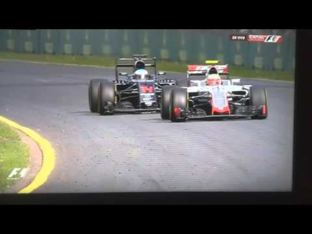Accidente de Alonso en el GP de Australia