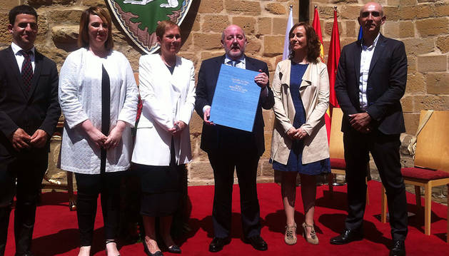Ignacio Aranguren recibe