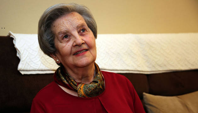 Marisol Magallón Ripalda, de 76 años, sufrió dos derrames cerebrales y acude tres veces por semana a Adacen. “Estoy deseando ir”, dice.