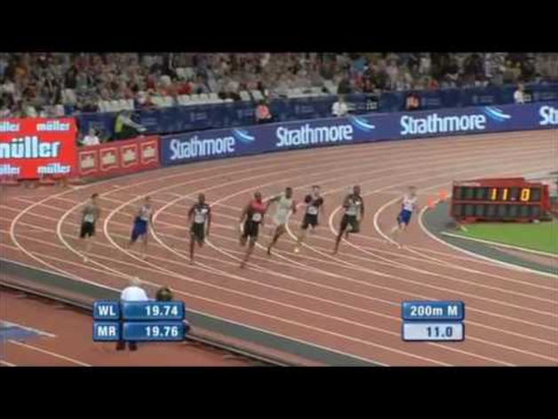 Bruno Hortelano, récord de España de 200 metros