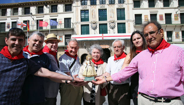 El cohete de los tudelanos, para su patrona