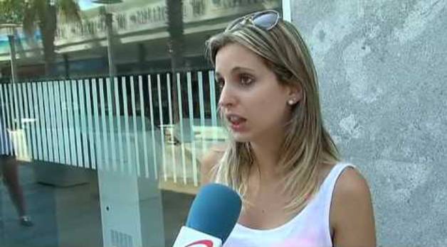 Un flashmob desata el pánico en Platja D´Aro