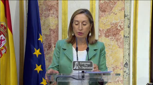 Ana Pastor anuncia la fecha de la investidura