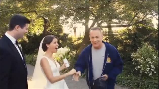 Tom Hanks, invitado 'especial' en una boda