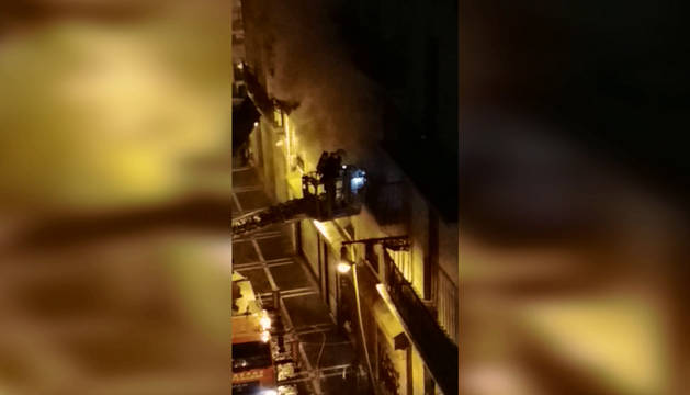 Incendio en la calle Zapatería