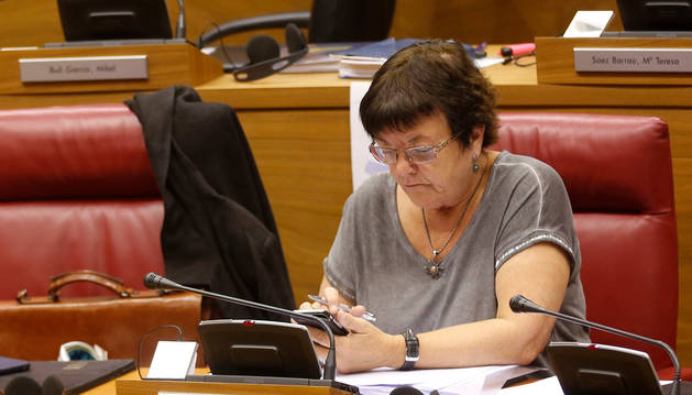 La consejera de Presidencia, Justicia e Interior del Gobierno de Navarra, María José Beaumont.