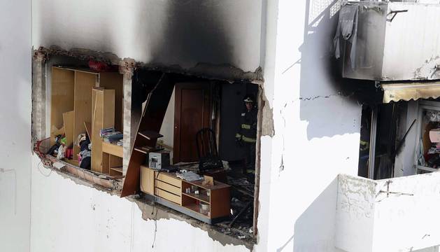 Explosión de gas en una vivienda de Zaragoza