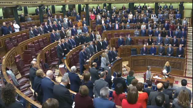 Minuto de silencio en el Congreso por Rita Barberá