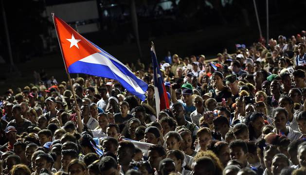 Último acto masivo para despedir a Fidel Castro