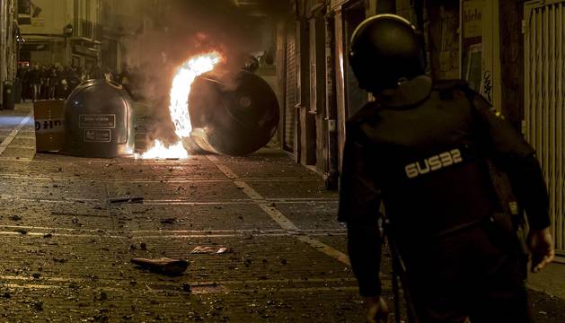 Incidentes en el Casco Antiguo de Pamplona