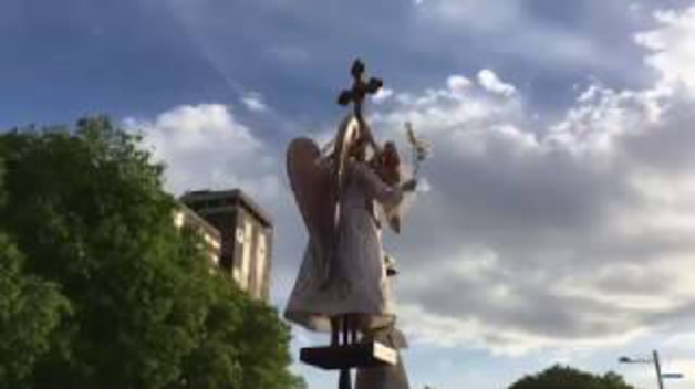 Recibimiento del Ángel de Aralar