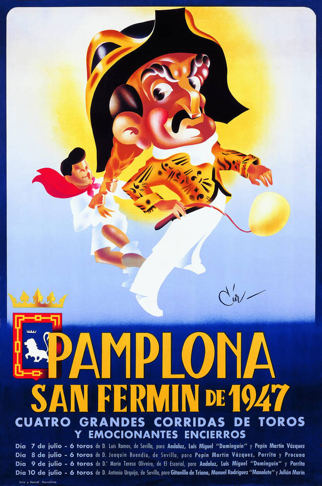 Cartel San Fermín 1947