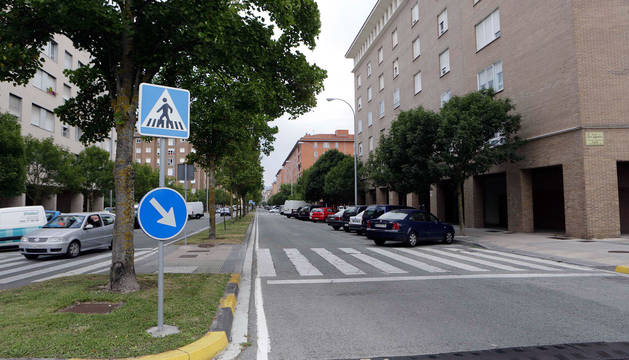 Paso de peatones en el que ocurrió el atropello, entre Virrey Armendáriz y Bernardino Tirapu.