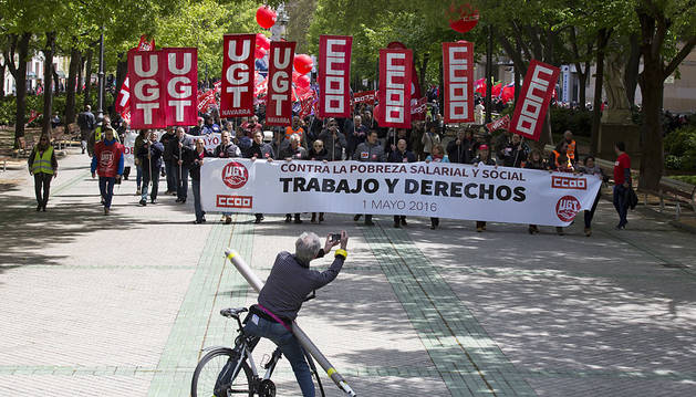 Los sindicatos tomarán las calles de Pamplona para celebrar el 1 de mayo