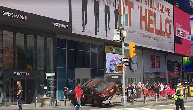 Atropello mortal en Times Square