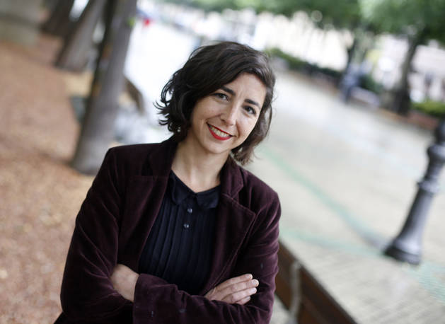 Laura Pérez, el pasado jueves en el Paseo Sarasate.