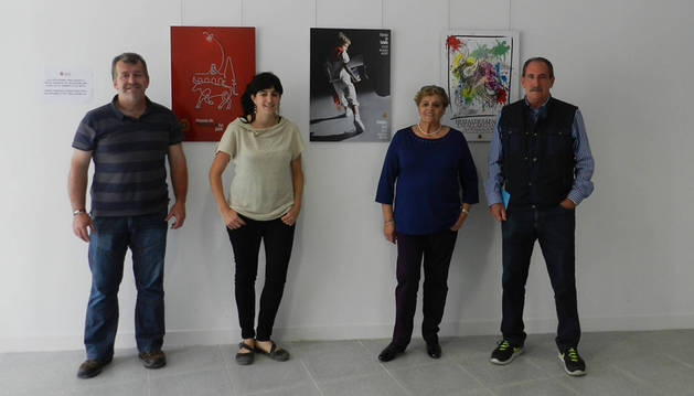 Los tres carteles finalistas de las fiestas de Tafalla