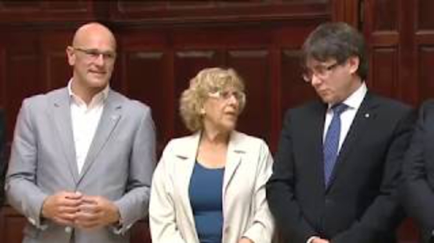 Puigdemont: "El Estado español no puede parar tanta democracia"