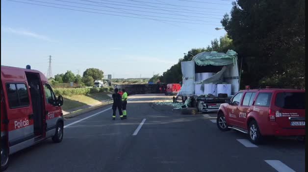 Accidente mortal en la AP-15