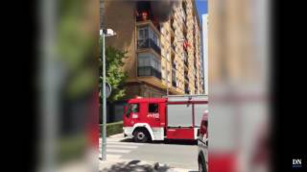 Incendio en una vivienda de Barañáin