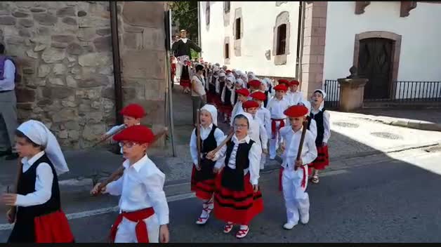 Día grande en las fiestas de Irurita (Baztan)