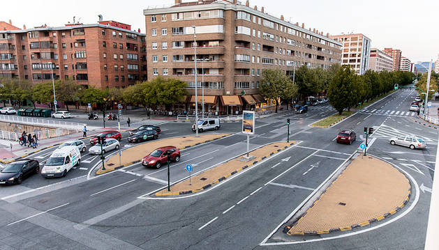 Una rotonda convencional para la Avenida Navarra