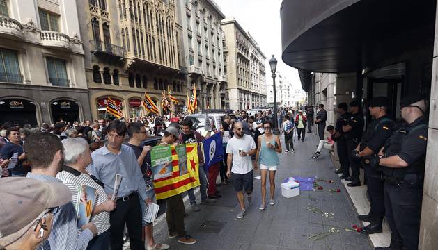 Protestas en Barcelona