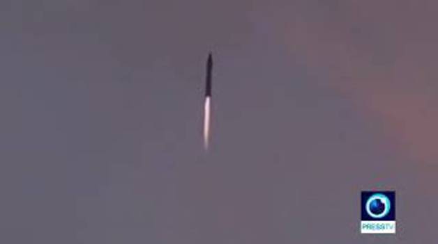 Irán publica un vídeo del lanzamiento de un misil balístico
