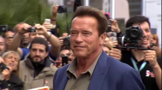 Schwarzenegger, en el Festival de Cine de San Sebastián