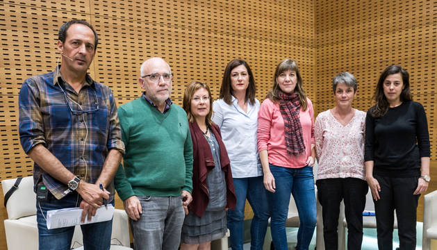 Josu Gago, Helena Escalada, Ángela Delgado, Ana Etxamendi, Txon Vega y Mª Dolores Iglesias.