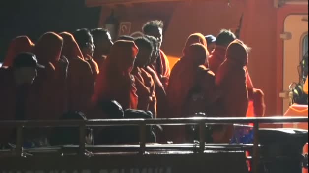 Rescatadas 45 personas que viajaban en tres pateras