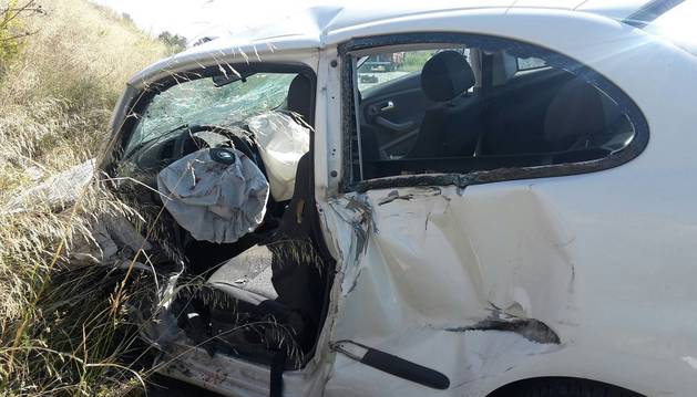 Imágenes del accidente mortal de Andosilla