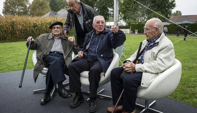 Homenaje a los navarros que estuvieron en el campo de Gurs