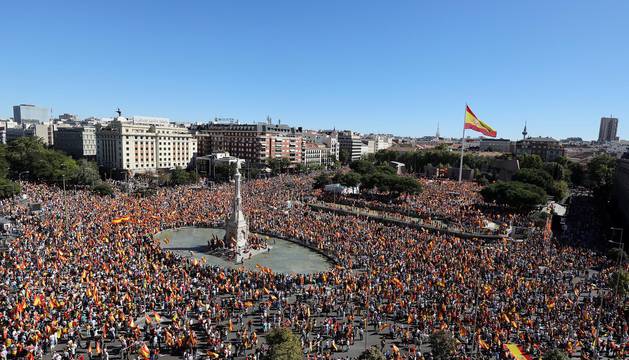 Manifestación en Madrid por la unidad de España