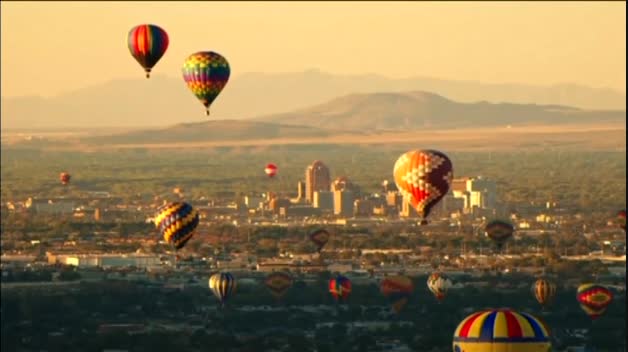 Festival de globos aerostáticos de Albuquerque (México)