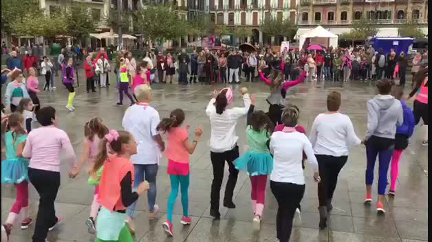Acto de Saray en la Plaza del Castillo