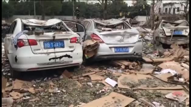 Explosión en una fábrica de China
