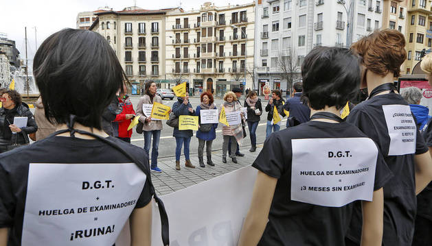 La protesta ha tenido lugar en la avenida Carlos III