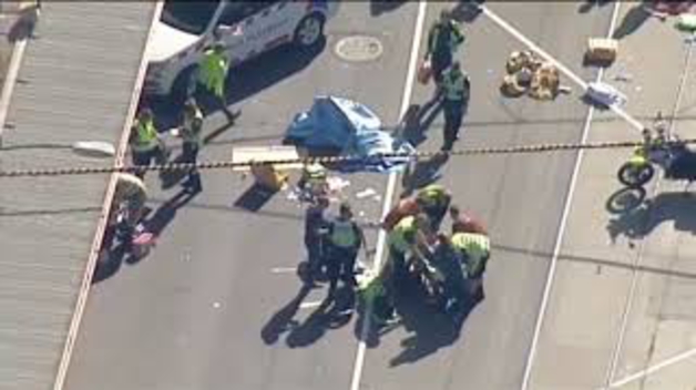 Atropello multitudinario en Melbourne