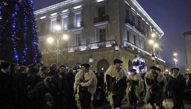 Olentzero 2017 en Pamplona
