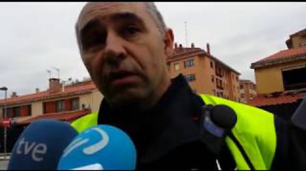 Sargento de Bomberos: "Si hubiera habido efectivos en Tafalla, se hubiera cortado antes"