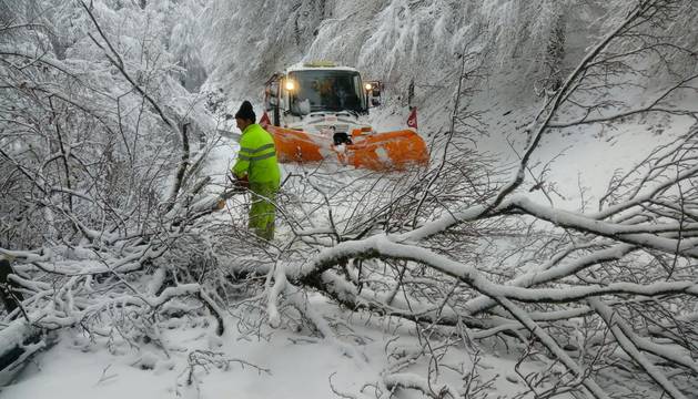 Navarra se tiñe de blanco el Día de Reyes