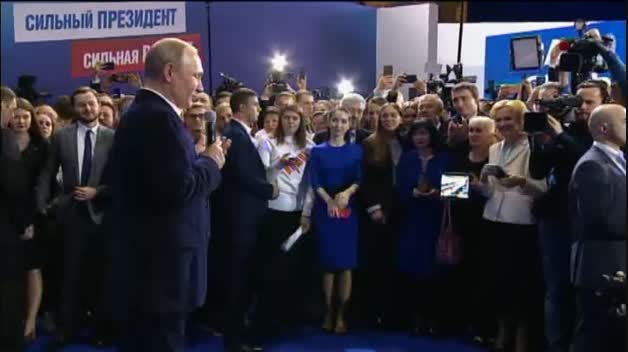 Putin logra la reelección con más del 70 por ciento de los votos