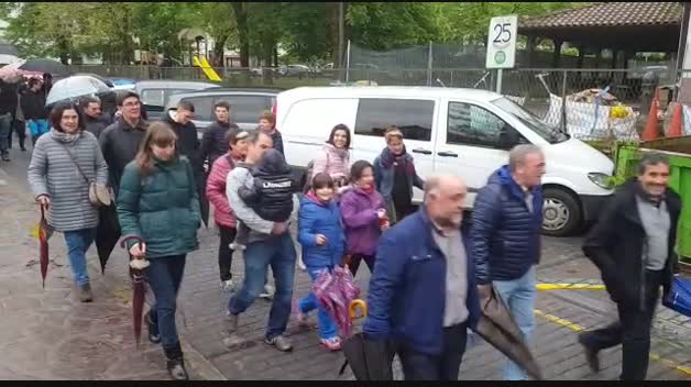 Manifestación del sábado en Elizondo