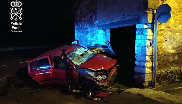Accidente múltiple en Latasa con herida