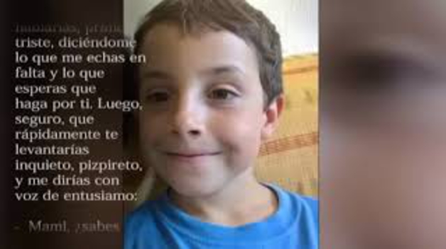 Carta de la madre del niño Gabriel a su hijo fallecido